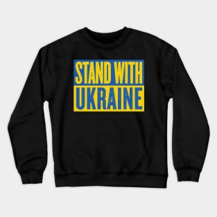 Stand With Ukraine Crewneck Sweatshirt